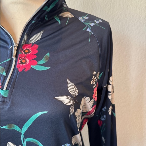 Lady Hagen Floral Long Sleeve Golf Women's Pullover, Med - Picture 4 of 12